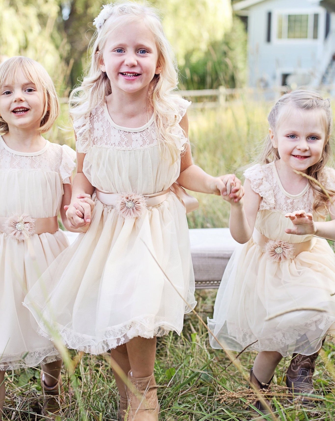 Vintage-inspired, Lace Charlotte Flower Girl Dress – D. Liles Collection,  Ltd.