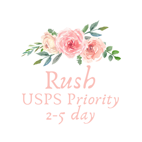 RUSH USPS 2-3 day arrival